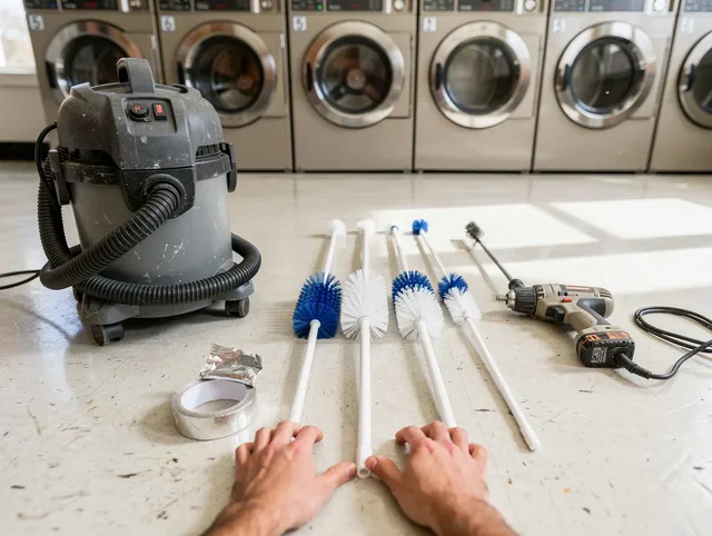 Commercial-grade dryer vent cleaning by St. Simons Dryer Vent Cleaning in St. Simons