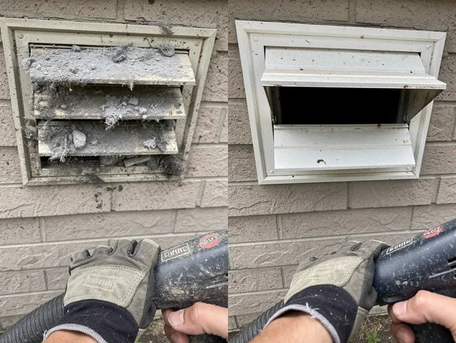 Professional dryer exhaust vent cleaning by St. Simons Dryer Vent Cleaning in St. Simons