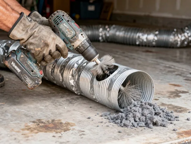 Professional duct cleaning by St. Simons Dryer Vent Cleaning in St. Simons