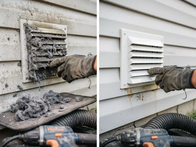 Residential dryer vent cleaning by St. Simons Dryer Vent Cleaning in St. Simons